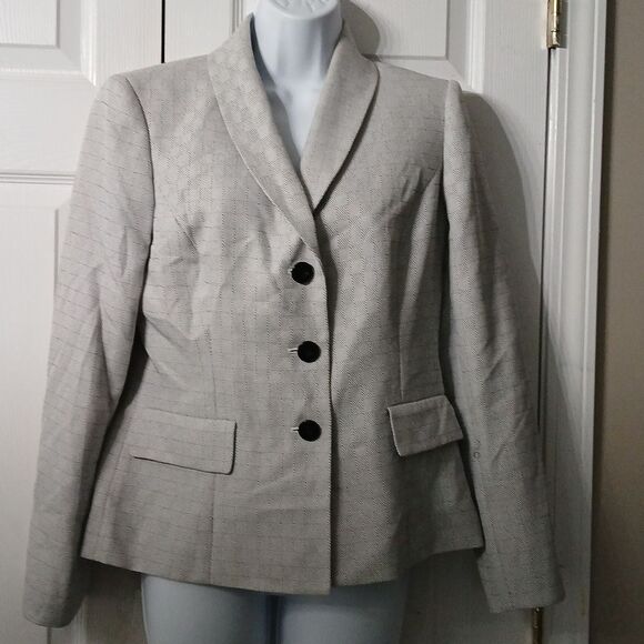 Evan Picone Blazer suit jacket business court office professional Sz 6 EUC - Picture 1 of 9